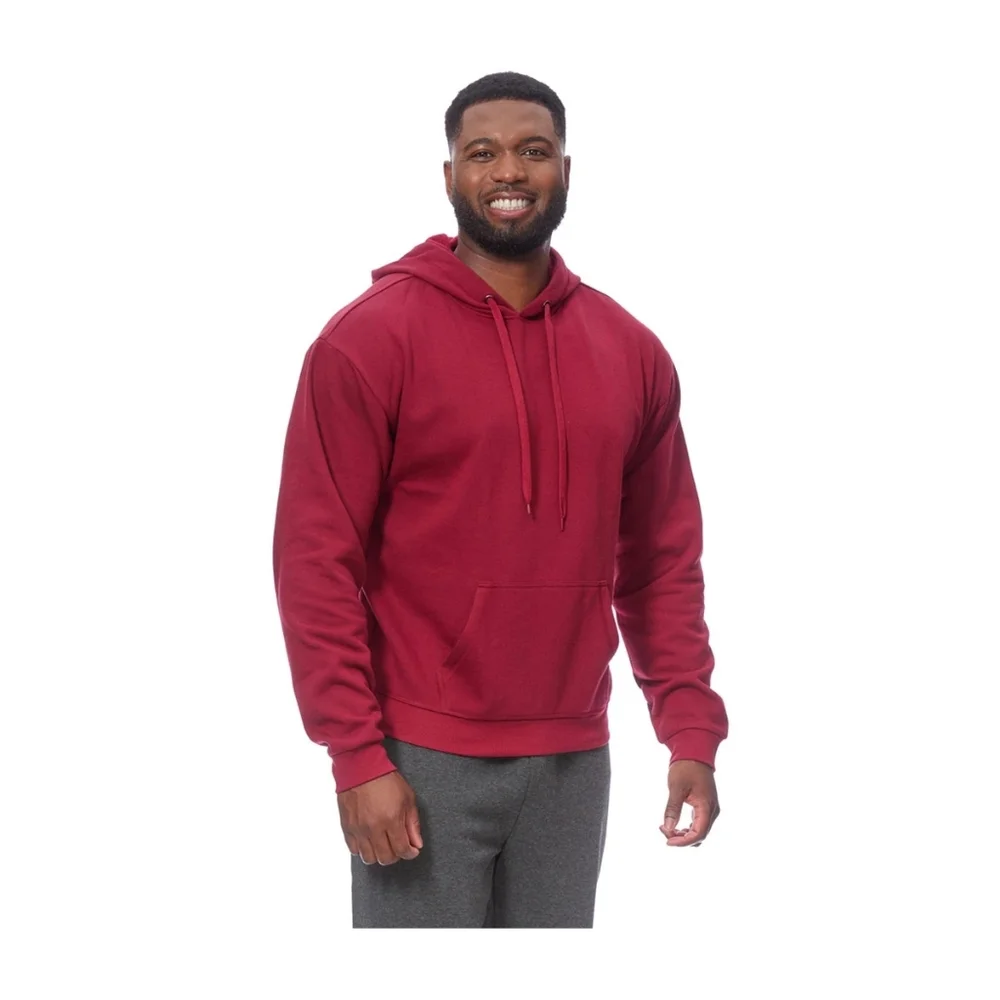 Men's Deep Red Hoodie Size Medium - Picture 3 of 3